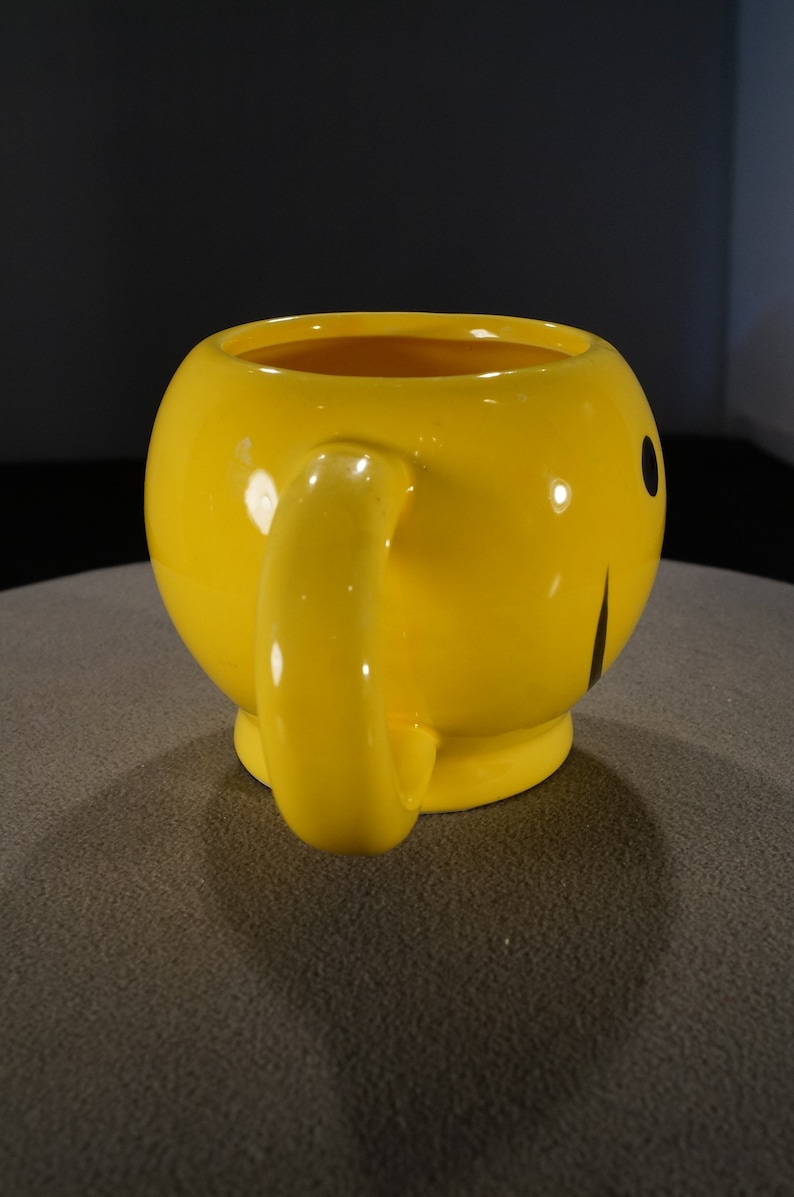 NicosNostalgia Smiley Face Pottery Mug - Thumbnail 2