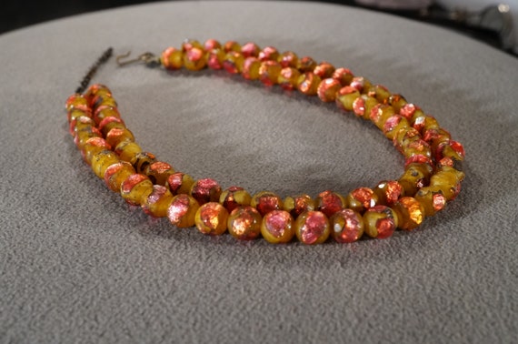 Antique Vintage Italian Venetian Murano 2 Strand … - image 3