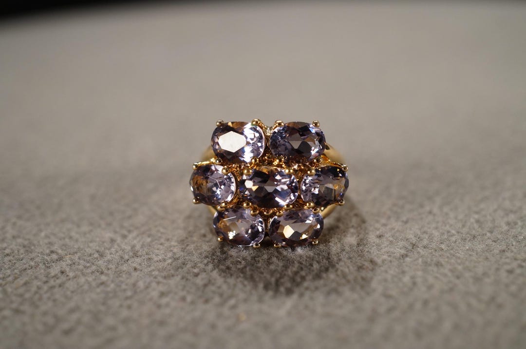 Vintage Wedding Band Stacker Design Ring Sterling Silver Yellow Gold ...