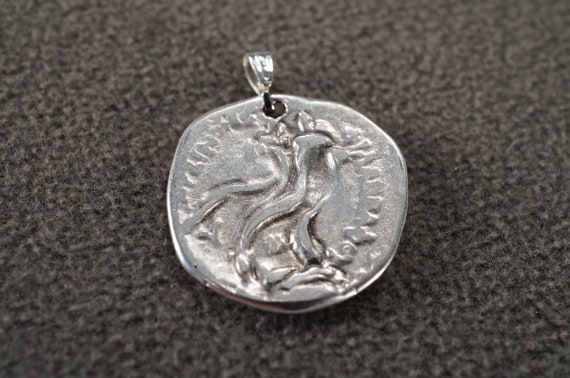 Vintage Silver Plated Greek Mediterranean Ancient… - image 4