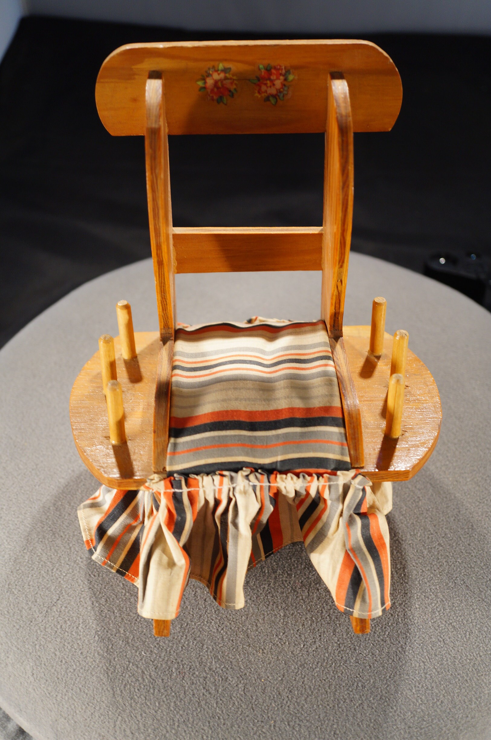 Antique Vintage Genuine Wood Rocking Chair Pin Cushion 6 Etsy