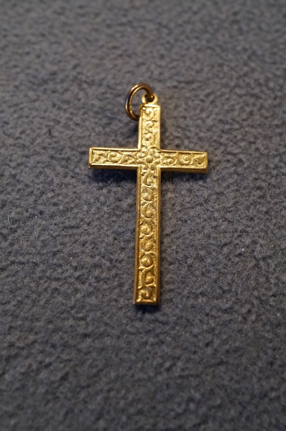 Source Cool Unique Fashion Retro Gold Silver Color Cross Metal