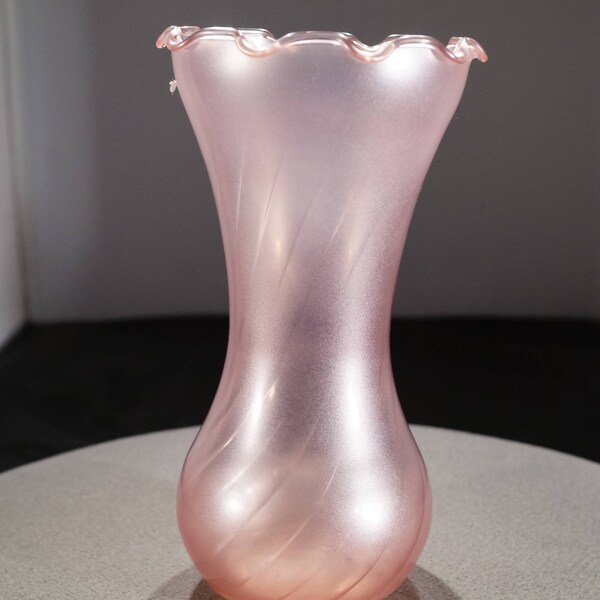 Fluted Edge Vase Etsy