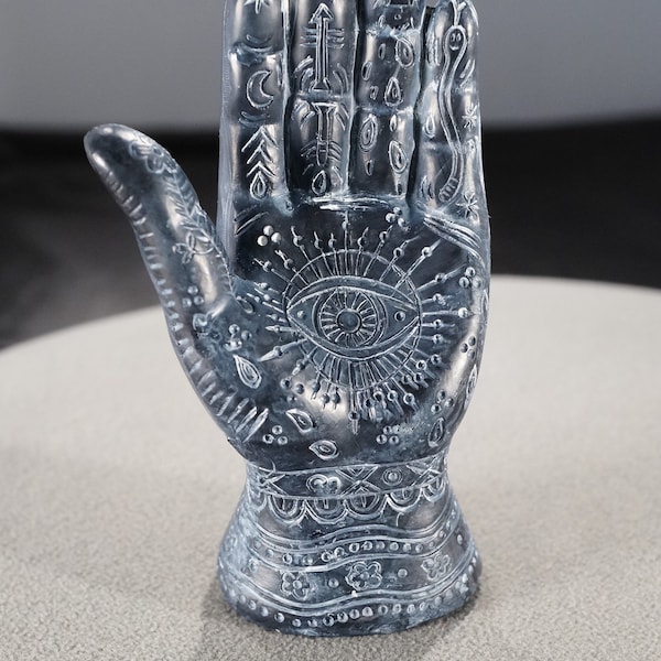 Palmistry Hand Jewelry Holder Etsy