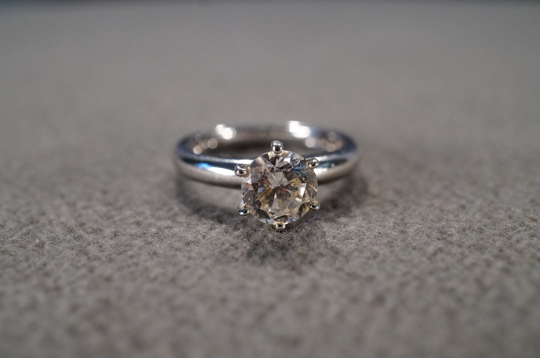 Vintage Sterling Silver Wedding Band Stacker Engagement Design Ring ...