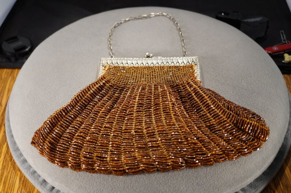 Vintage Gold Beaded Handbag Purse – The Jewelry Lady's Store