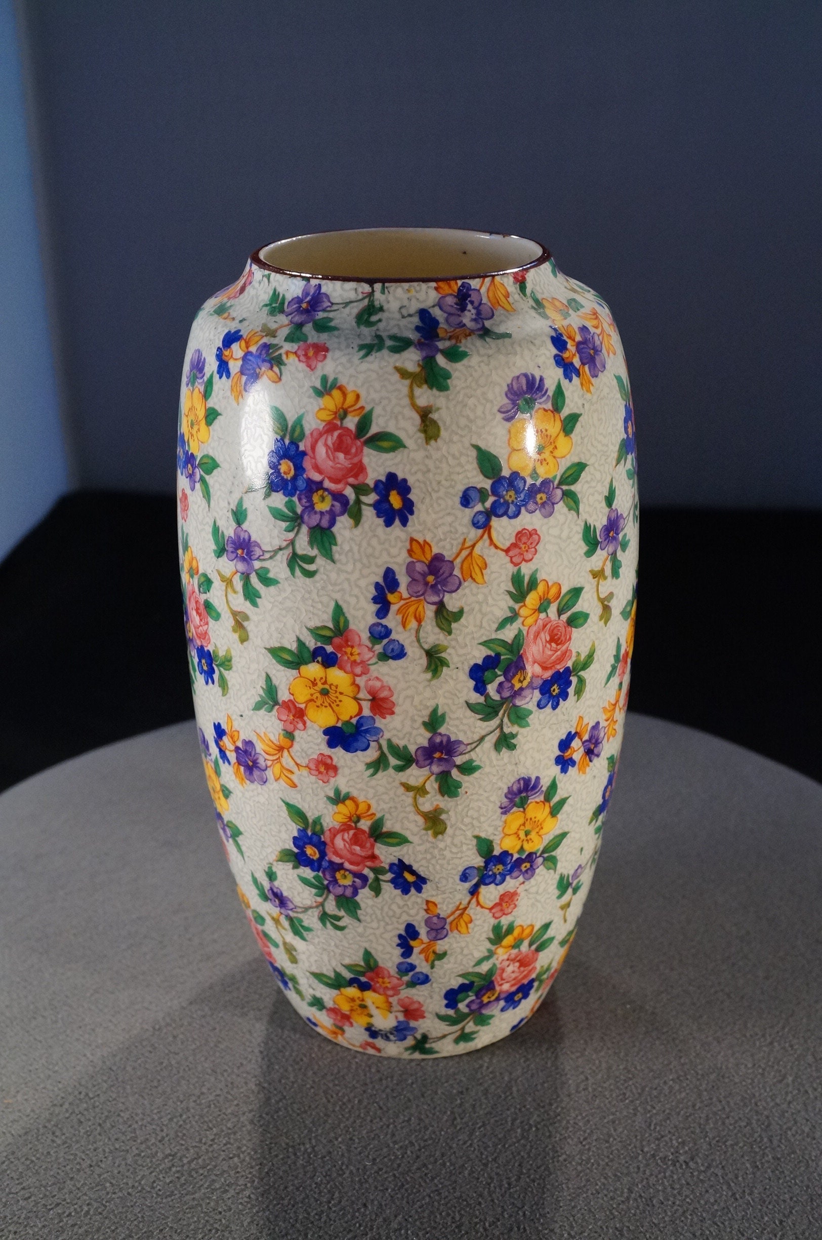 Antique Vintage Ceramic Porcelain Vase 1930 Erphila Art Pottery