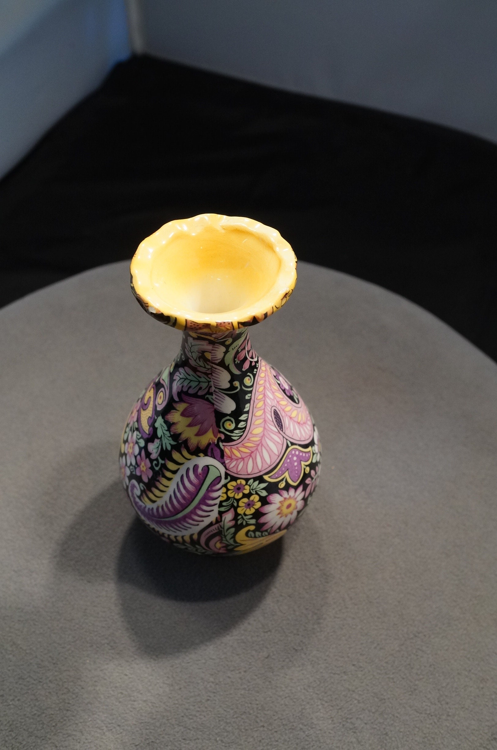 Antique Vintage Ceramic Porcelain Vase Signed Ceramica Ericina
