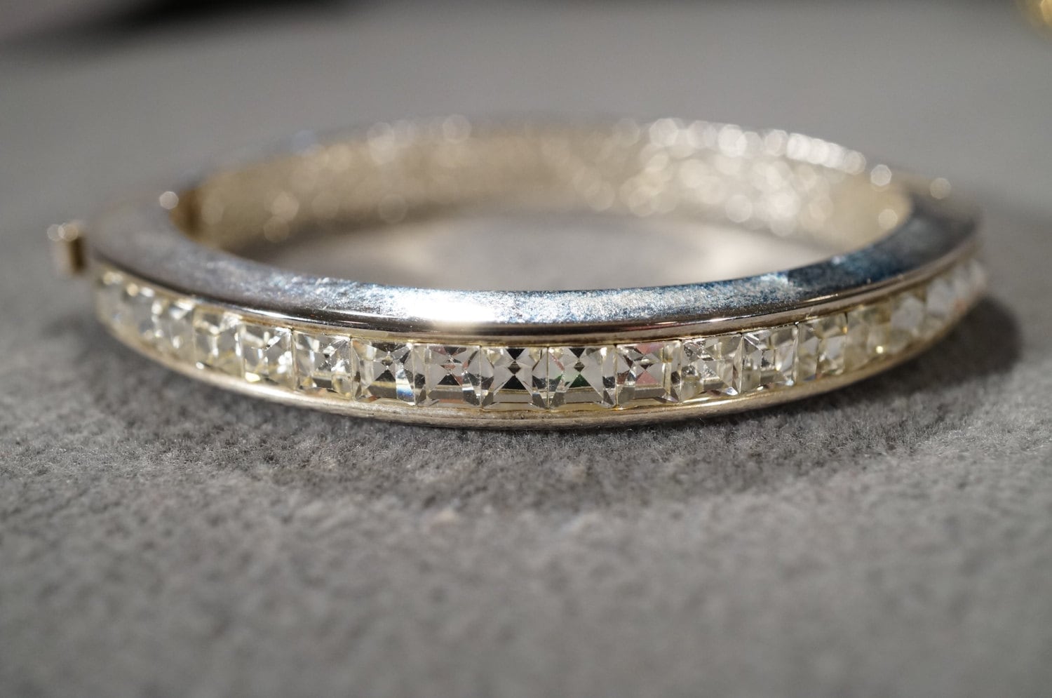 【AG X JOSILVER】Measurement-Marked Bangle 925 Sterling Silver Gold Plated Square Bangle Bracelet