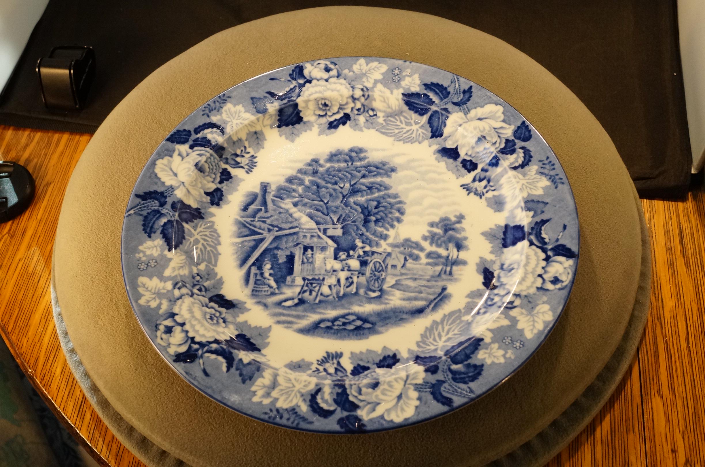 Enoch Woods English Scenery Blue - Etsy