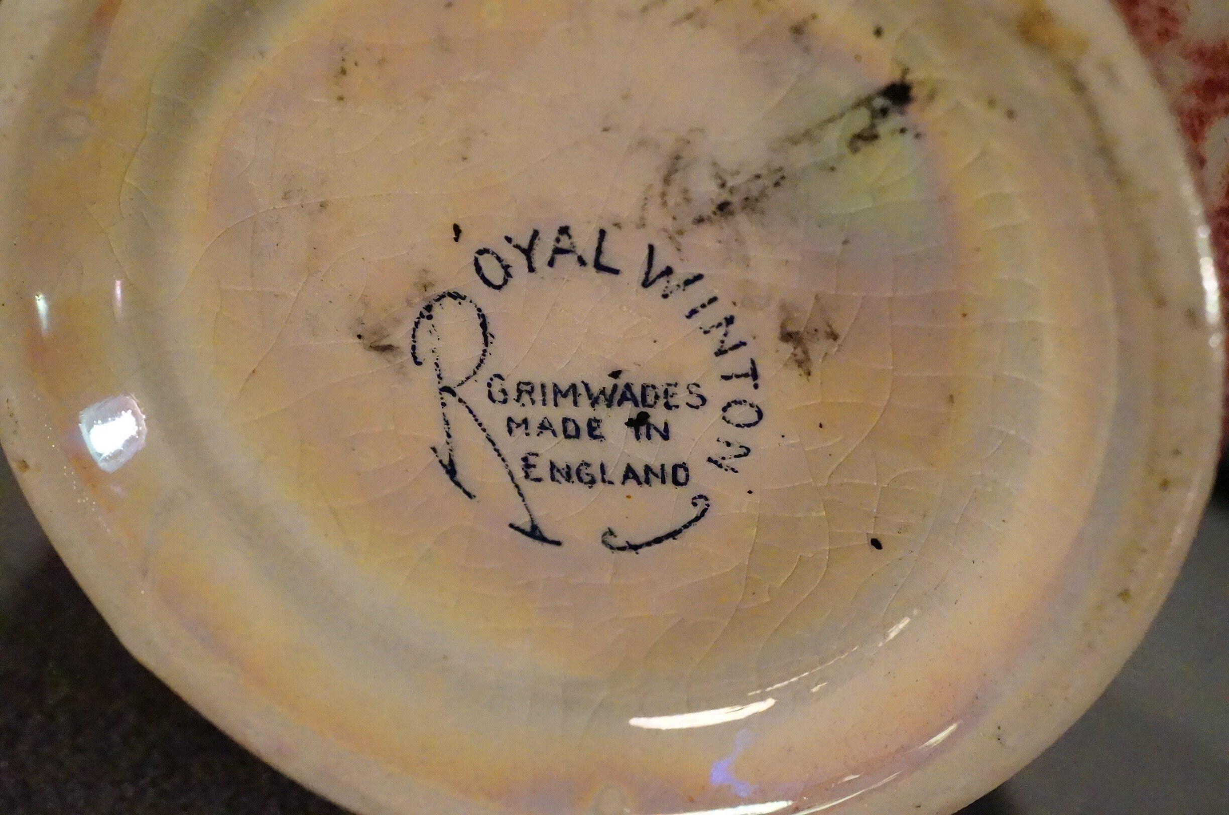 Antique Vintage Pottery Ceramic Royal Winton Grimwades