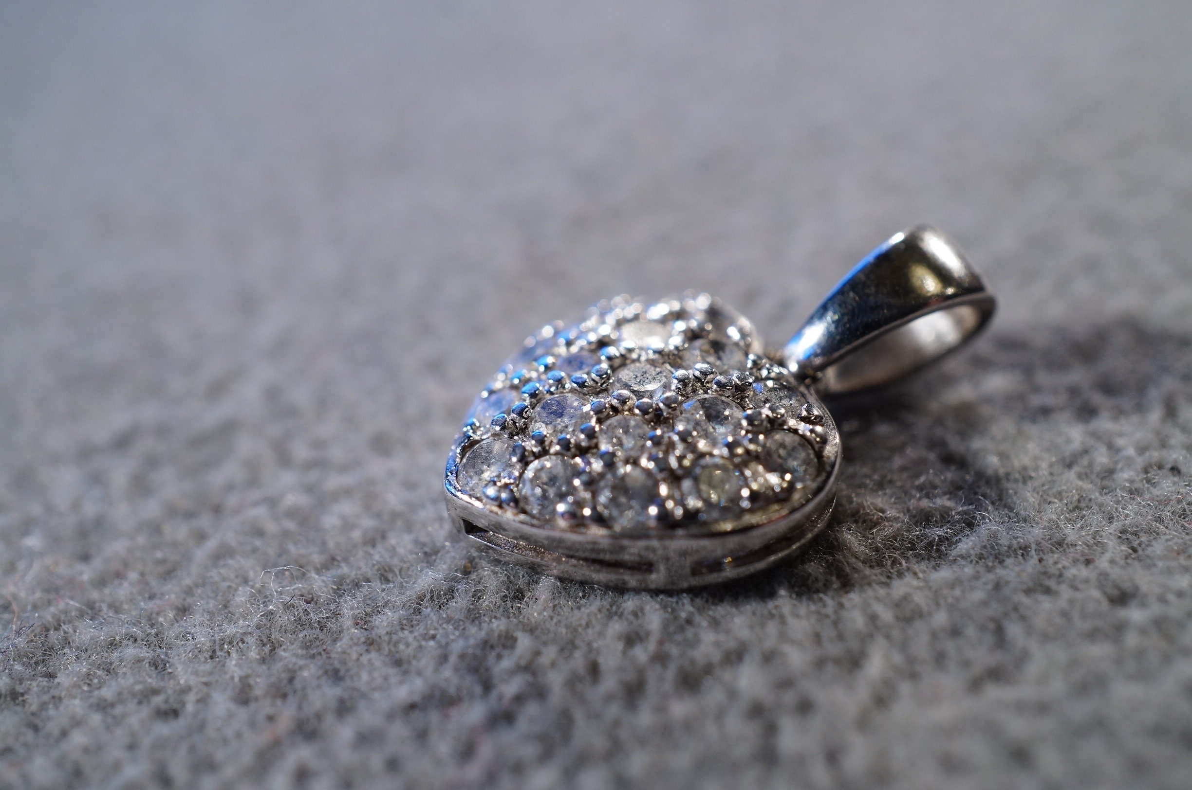 Vintage Sterling Silver 24 Round Cubic Zirconia Classic Bold