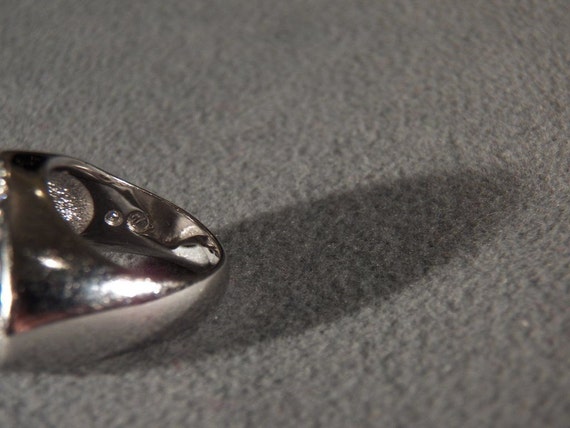 ヴィンテージ！ Sterling Silver Oval リング Oval Filigree Ring, Sterling Silver, Vintage Style