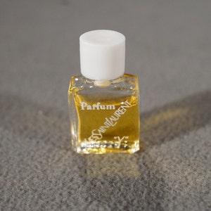 Vintage Yves Saint Laurent Mini Perfume Full Bottle Box Paris France