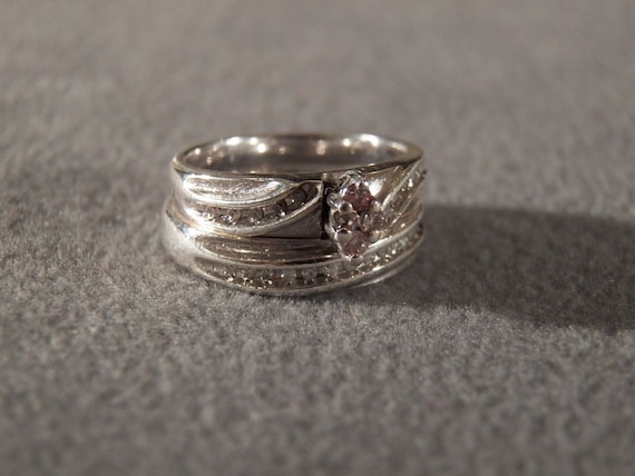 ◆VINTAGE HOLLYWOOD◆ 925 Silver Double Line Ring VH2478RI0 34r00086__1__93245.1738094498.