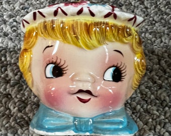 Collectible Vintage Lefton Miss Dainty Salt and Pepper Shaker Set