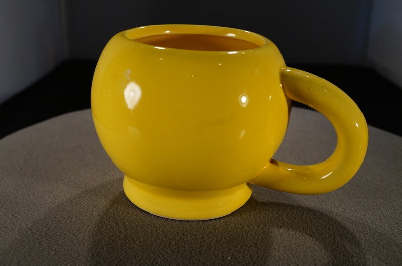 NicosNostalgia Smiley Face Pottery Mug - Thumbnail 3