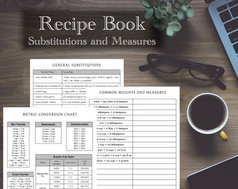 Cook book extras / Substitutions/Measures / Recipe book / Recipe pages / Meal notes / Refills / Insert:Classic 7 x 9.25 - Disc bound Planner