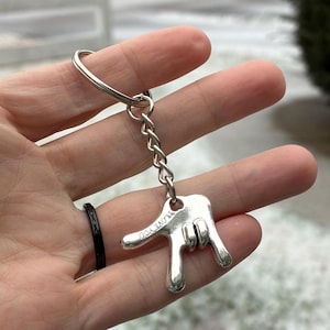 ILY I Love You ASL Keychain - Custom Charm