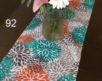 Table Runner- Premier Prints Blooms Pacific- Weddings, Showers, Home Decor- Pick a Size or CUSTOM