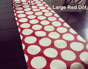 Table Runner- Large Red Dot. Home Decor- Pick a Size or Custom