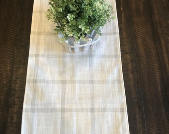 Table Runner- Premier Prints Aaron Gray- Weddings, Showers, Home Decor- Pick a Size or CUSTOM