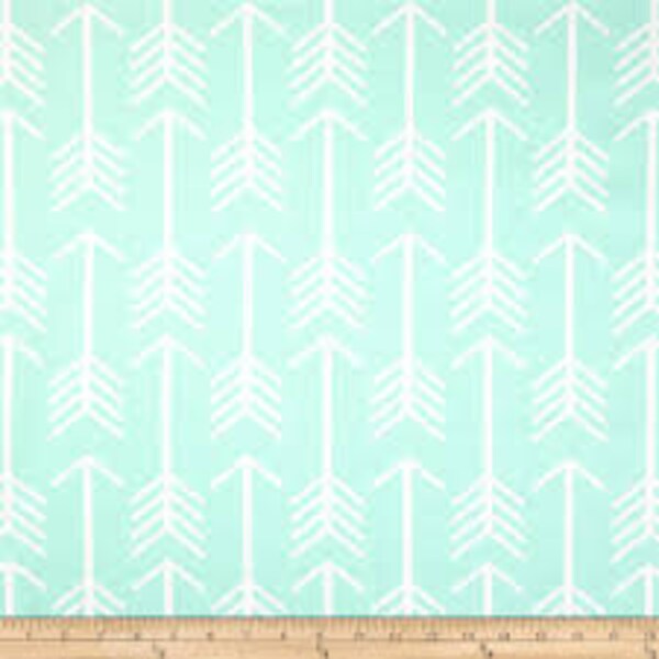 1/2 or 1 yard fabric -Home Decor Tribal Fabric Premier Prints Arrow Mint