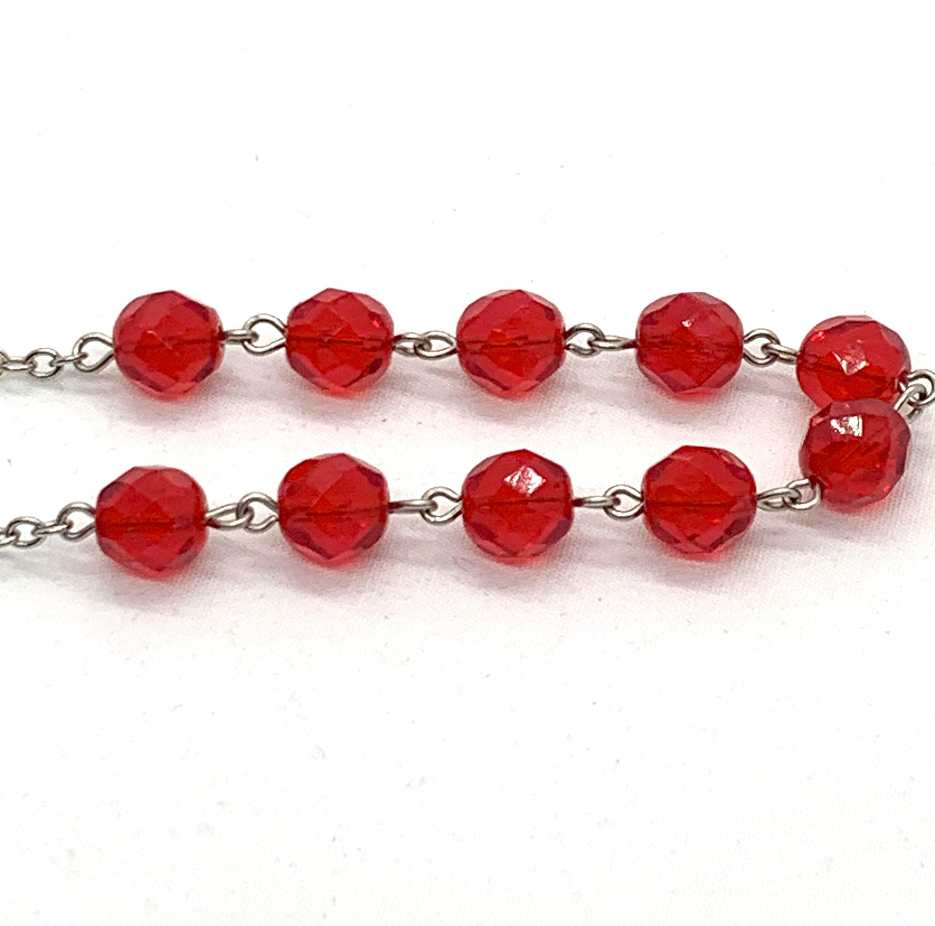 Confirmation Chaplet Gifts of Holy Spirit Red Enamel - Etsy