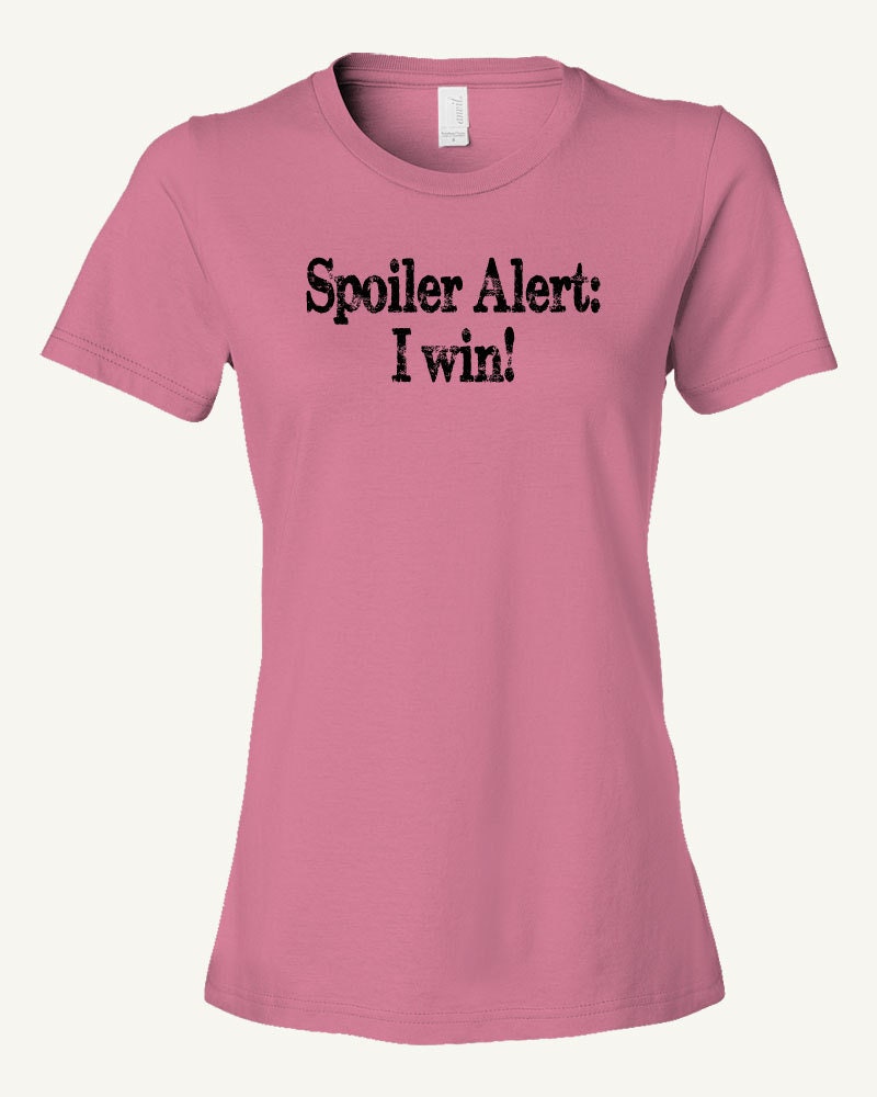 Funny Spoiler Alert Tshirt This funny tshirt say Spoiler Etsy