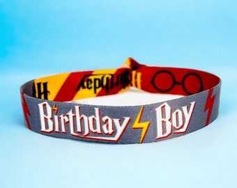 Birthday Boy Party Wristbands Accessories ~ Witches & Wizards Birthday Party Favours ~ Harry Birthday Party accessories