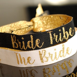 Bride Tribe Hen Party Wristbands / Bracelet favours - Hen Do - Wristband - Bachelorette Party - Favours - Hen Accessories