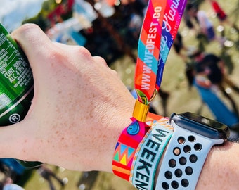 Custom Printed Fabric Wristbands - Fabric Wristbands for Events and Festivals