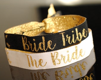 Bride Tribe Hen Party Wristbands / Bracelet favours - Hen Do - Wristband - Bachelorette Party - Favours - Hen Accessories