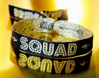 Bride Squad Bachelorette & Hen Party Wristbands / Bracelets