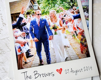 Personalised Photo Wedding Thank You Cards x 100pcs