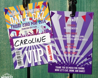 Festival Wedding VIP Programme Neck Lanyards (samples)