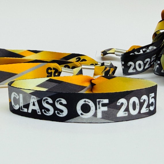 Class of 2025 End of School Festival Party Wristbands - Class of 2025 School Leavers Festival Party Wristbands - school leavers Favours
