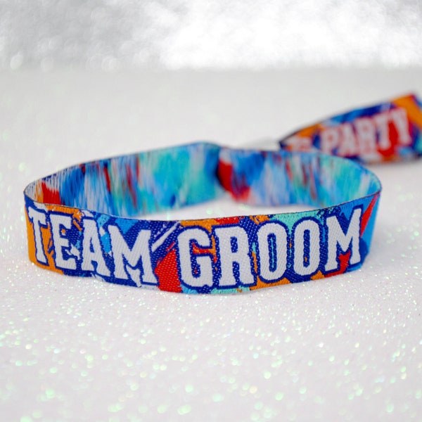 Team Groom Stag Party Wristbands ~ Stag Do Wristband favours ~ accessories ~ Stags bachelor party
