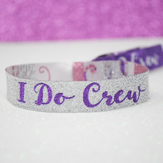 I DO CREW Hen Party Wristbands ~ I Do Crew Accessories ~ Hen Do Party Bag Fillers ~ Bracelets ~ Favours ~ Hen Ideas