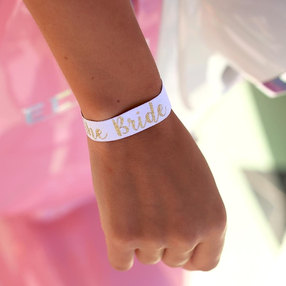 Bride Hen Party Wristband - Bride Hen Do Bracelet Favours - Festival Hen Do - Bride to be Wristband - Bachelorette - Hen Party Accessories