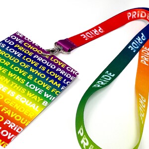 PRIDE VIP Lanyard – Rainbow LGBT Neck Lanyards For Gay Pride Parade, Unisex Adult