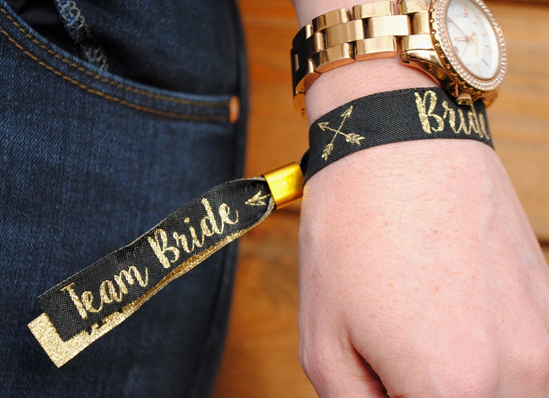 Bride Tribe Hen Party Wristbands / Bracelet favours Hen Do Wristband Bachelorette Party Favours Hen Accessories image 5