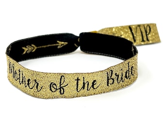 Mother of the Bride Hen Party Wristband - Mother of the Bride Wristbands Team Bride - MOTB Bachelorette Party - Hen Bridal Party Favours