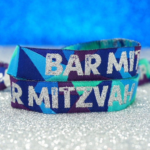 Bar Mitzvah Festival Party Armbänder Gefälligkeiten - Bar Mitzvah Party begünstigt Zubehör - Festival Party Armbänder - barmitzvah