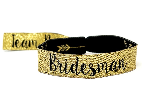 Bridesman Hen Party Wristband - Bridesman Wristbands Team Bride - Bachelorette Party - Hen Bridal Party Favours