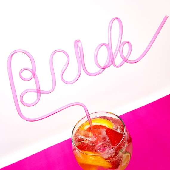 Bride Hen Party Straw ~ Bride Straw ~ Bride To Be Drink Straw ~ Hen Do Party Straws ~ Bride To Be Gift ~ Hen Party Accessories