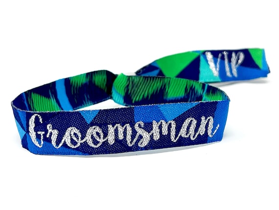 Groomsman Stag Party Wristband - Groomsman Wedding Day Bridal Party Wristband - Team Groom - Bachelor Party - Stag do Party Favours