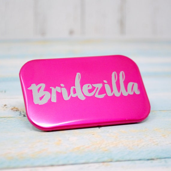 Bridezilla Hen Party Badge - Bride Zilla Wedding Hen Night Pin Button Badge