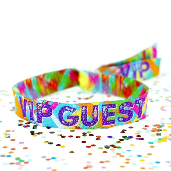 VIP Guest Festival Wristbands - VIP Security Party Wristbands - HOMEFEST Lockdown Festival Party Wristbands - Stay at home festival