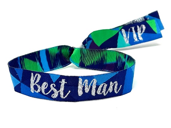 Best Man Stag Party Wristband - Best Man Wedding Day Bridal Party Wristband - Team Groom - Bachelor Party - Stag do Party Favours
